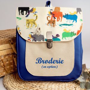 Sac à dos personnalisé : Léon – Savane color