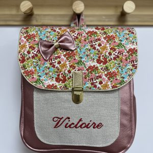 Sac à dos personnalisé : Marguerite – Bouquet floral