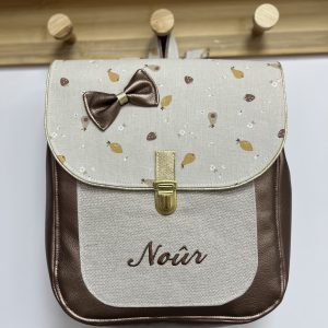Sac à dos personnalisé : Léontine – Poires fraises