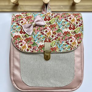 Sac à dos personnalisé : Georgette – Bouquet floral