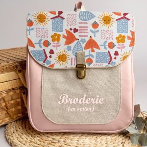 Sac à dos personnalisé : Georgette – Soleil