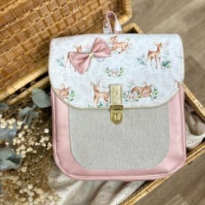 Sac à dos personnalisé : Georgette – Biche