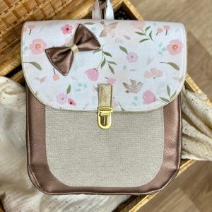 Sac à dos personnalisé : Léontine – Oiseau
