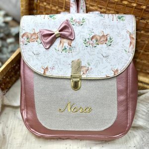 Sac à dos personnalisé : Marguerite – Biche