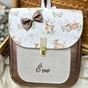 Sac à dos personnalisé : Léontine – Biche