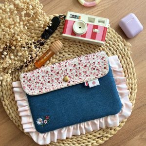 Pochette froufrou Vichy : Antoinette