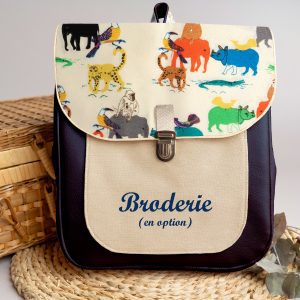 Sac à dos personnalisé : Gaston - Savane color