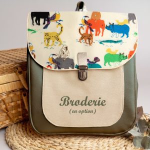 Sac à dos personnalisé : George – Savane color