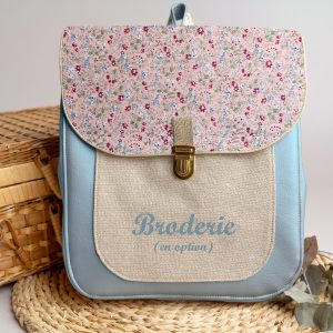 Sac à dos personnalisé : Capucine – Fleurs vintage